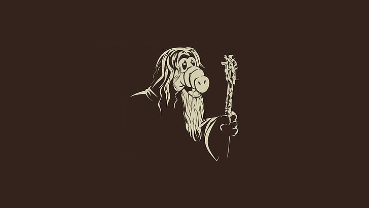Alf, Gandalf, The Lord of the Rings, HD wallpaper