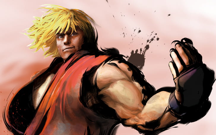 Street Fighter Ken Capcom HD, video games, HD wallpaper