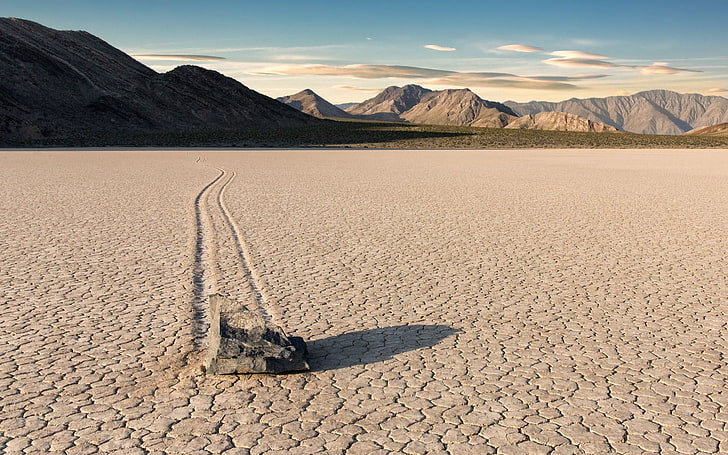 gray stone, nature, landscape, sand, desert, Death Valley, California, HD wallpaper