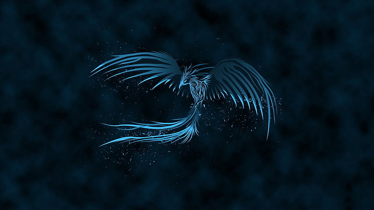 Blue Phoenix Wallpapers - Top Free Blue Phoenix Backgrounds -  WallpaperAccess