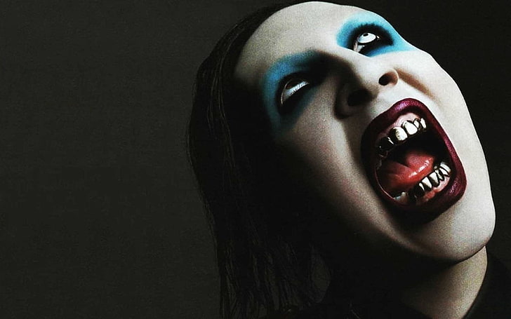 Singers, Marilyn Manson, Heavy Metal, Industrial Metal, one person, HD wallpaper