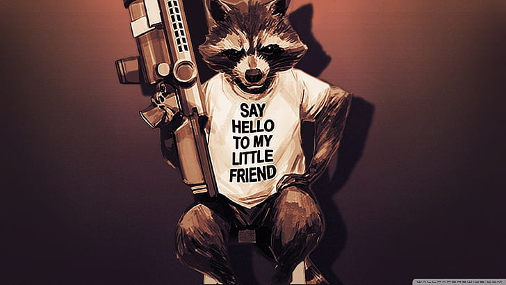 Rocket Raccoon, Guardians of the Galaxy, HD wallpaper