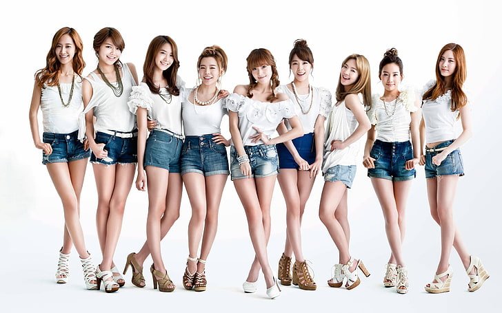 group of women, SNSD, Girls' Generation, musician, singer, Kwon Yuri, HD wallpaper