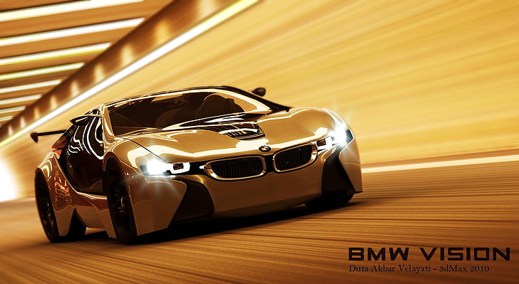 HD wallpaper: BMW Vision 3D Max, gray BMW Vision, Cars, 3d car, mode of  transportation | Wallpaper Flare