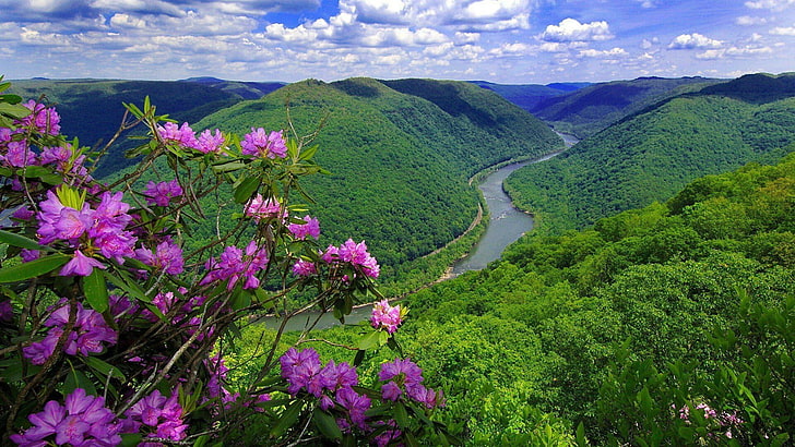 mountain, west virginia, national park, united states, america, HD wallpaper
