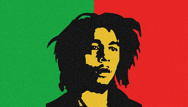 bob marley pictures for desktop, sign, yellow, colored background, HD wallpaper