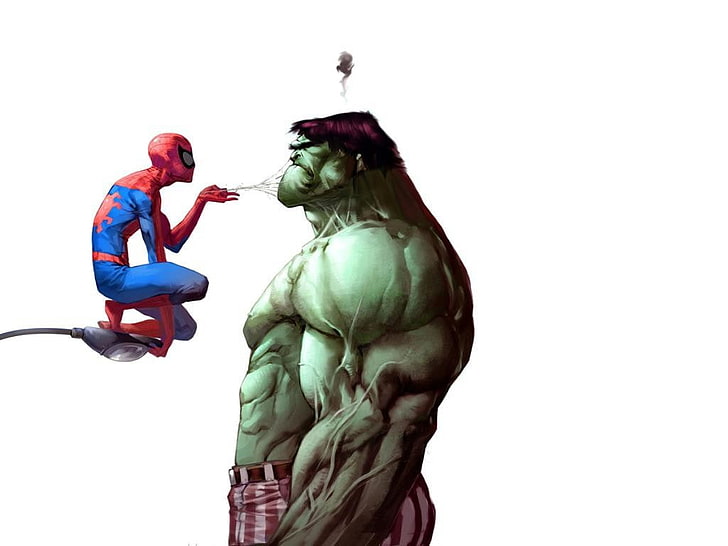 HD wallpaper: spider, Hulk (film), spiderman vs hulk | Wallpaper Flare