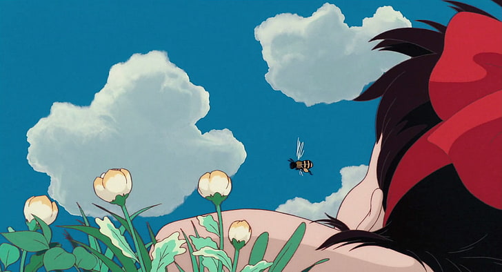 kikis delivery service, sky, cloud - sky, nature, day, blue, HD wallpaper
