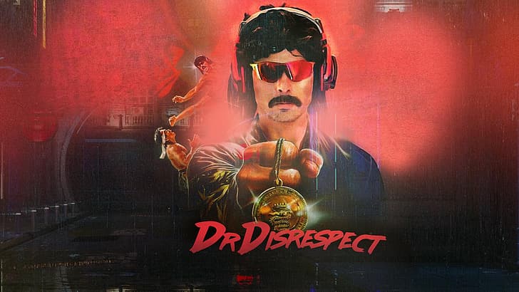 dr. disrespect, fan art, digital