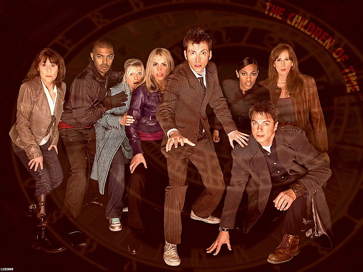 Doctor Who, The Doctor, TARDIS, David Tennant, Billie Piper, HD wallpaper