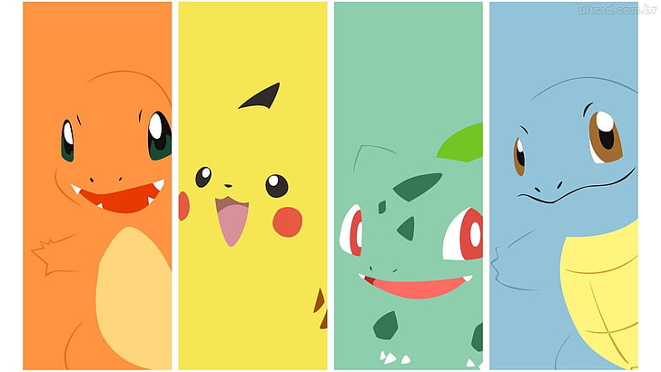 Pokémon, collage, video games, creativity, sign, cartoon, communication, HD wallpaper