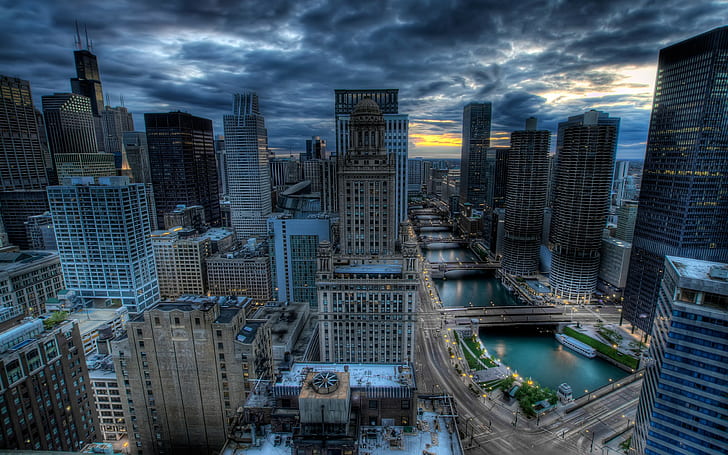 cityscape, skyscraper, Chicago