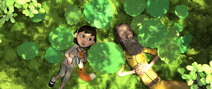 Movie, The Little Prince, plant, green color, two people, nature