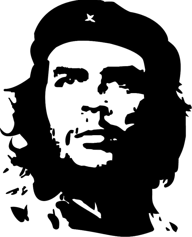 Che Guevara, revolutionary, human body part, people, silhouette, HD wallpaper