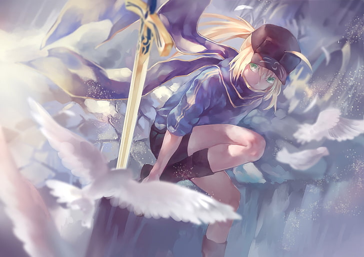 Fate/Grand Order, Saber, Fate Series, Mysterious Heroine X (Fate/Grand Order), HD wallpaper