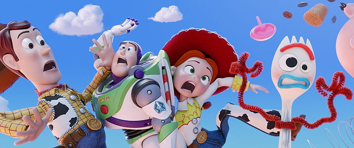 HD wallpaper: Movie, Toy Story 4, Buzz Lightyear, Forky (Toy Story), Jessie  (Toy Story) | Wallpaper Flare