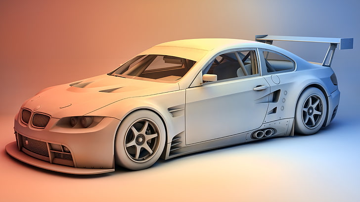 white BMW sports coupe, bmw m3 gt2, car, motor vehicle, mode of transportation, HD wallpaper
