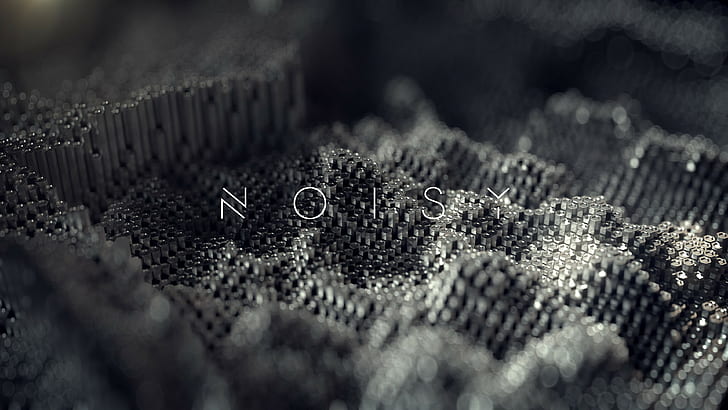 noisy, abstract, waves, texture, typography, render, digital art