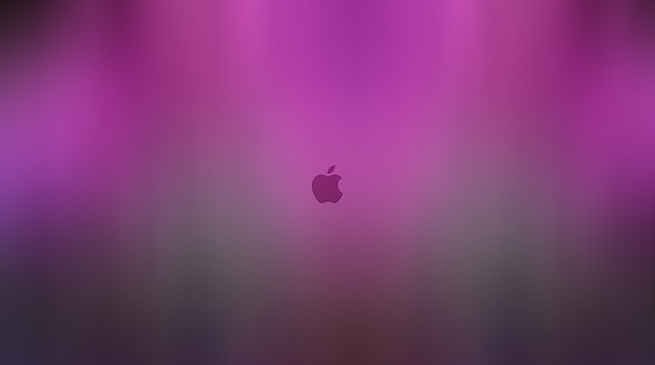 FoMef iCloud Purple 5K HD Wallpaper, Apple logo, Computers, Mac