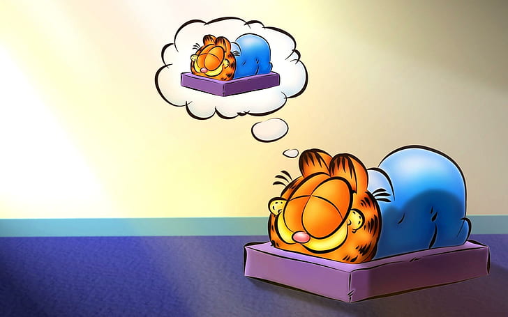 Garfield's Favourite Dream, skyphoenixx1, picture, fantastic, HD wallpaper