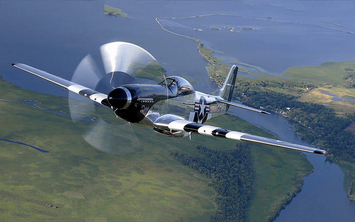 HD wallpaper: Mustang p51, vintage aircraft, classic, flight, airplane,  propeller | Wallpaper Flare