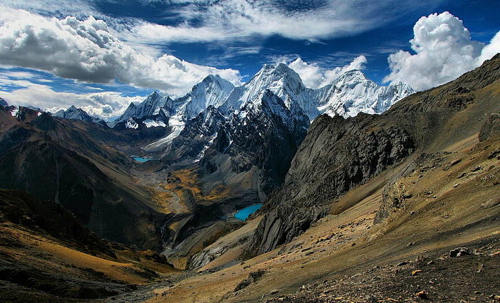 Earth, Andes Mountains, Cloud, HDR, Peak, Peru, Sierra, Sky, HD wallpaper