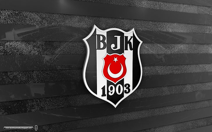 Besiktas logo, Besiktas J.K., Turkey, soccer pitches, communication, HD wallpaper
