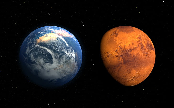 similarities and differences between mars and earth