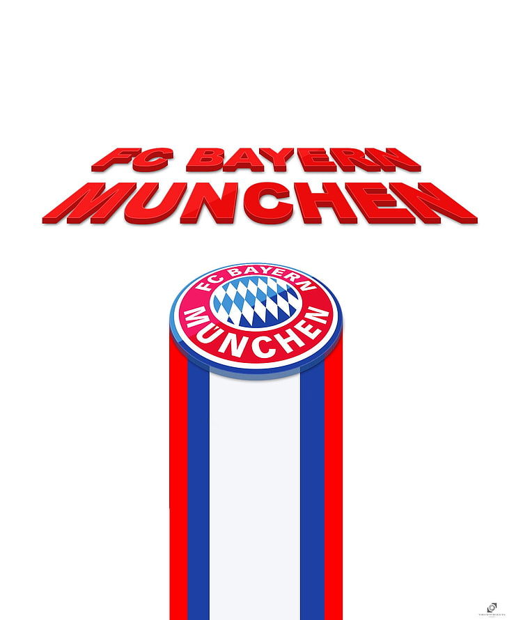 FC Bayern, Bayern Munchen, Bavaria, Germany, soccer, team, sign, HD wallpaper