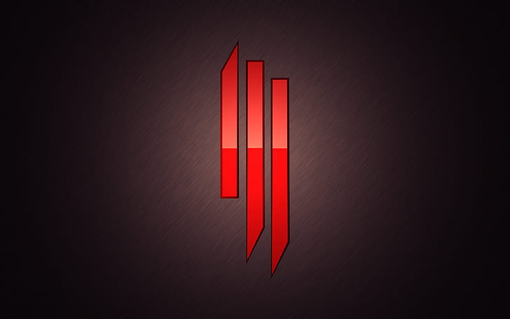 logo, red, skrillex