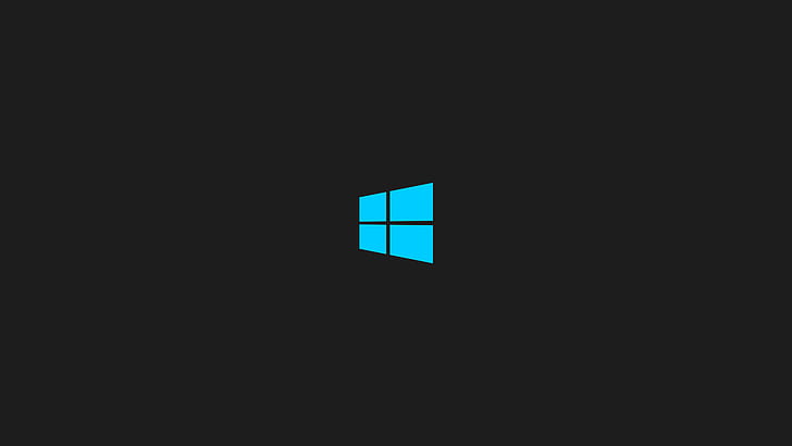 Windows 8, minimalism, cyan, HD wallpaper