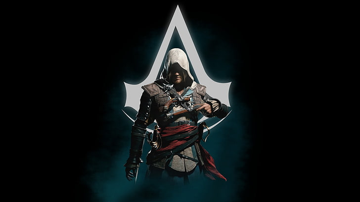 Assassin's Creed digital wallpaper, Black Flag, Edward Kenway