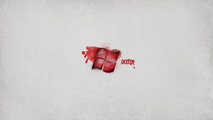 dexter, red, blood, indoors, copy space, no people, white background