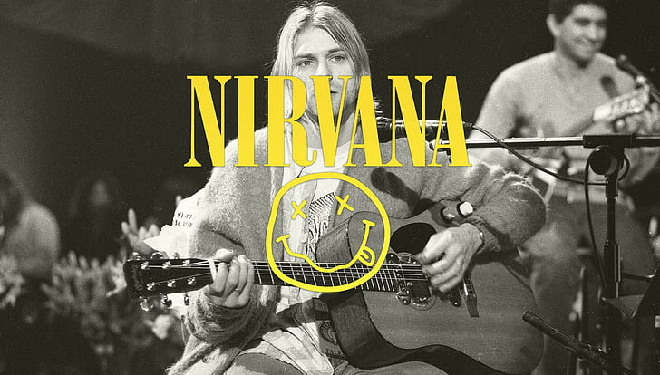 nirvana kurt cobain pat smear grunge rock, music, musical instrument