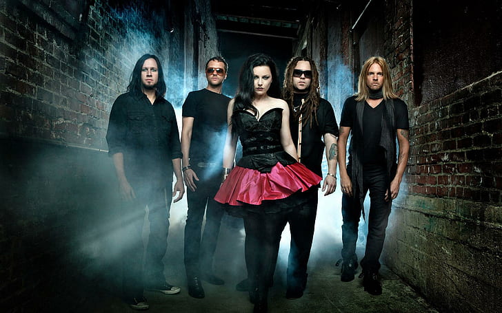 Evanescence, 5 person band, music, 1920x1200, HD wallpaper