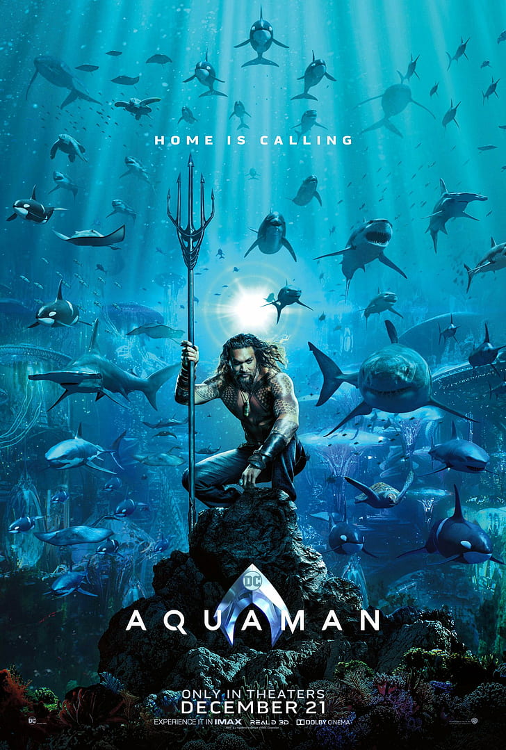 Aquaman, DC Comics, Justice League, Warner Brothers, DC Universe, HD wallpaper
