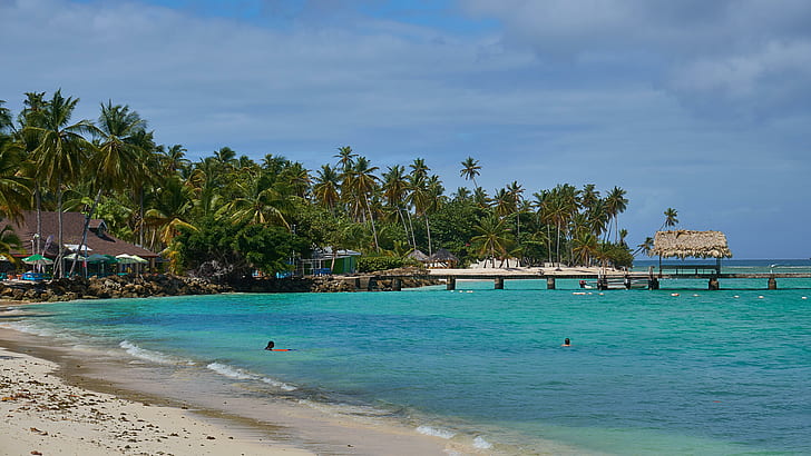beach, pigeon point beach, tobago, trinidad and tobago