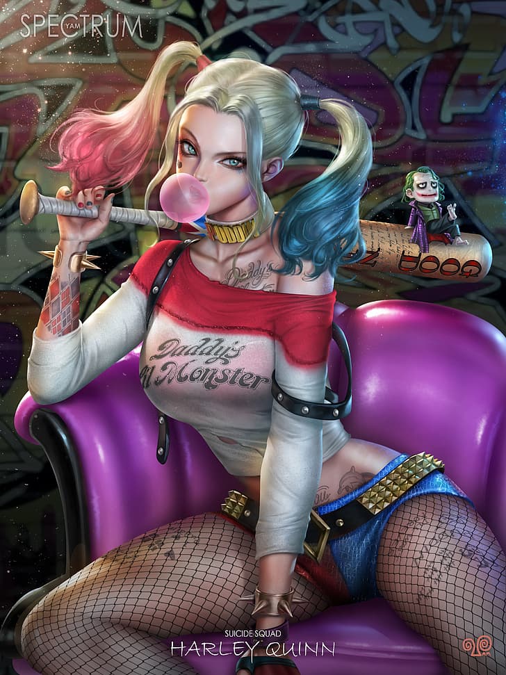 Harley Quinn Anime Wallpapers  Wallpaper Cave