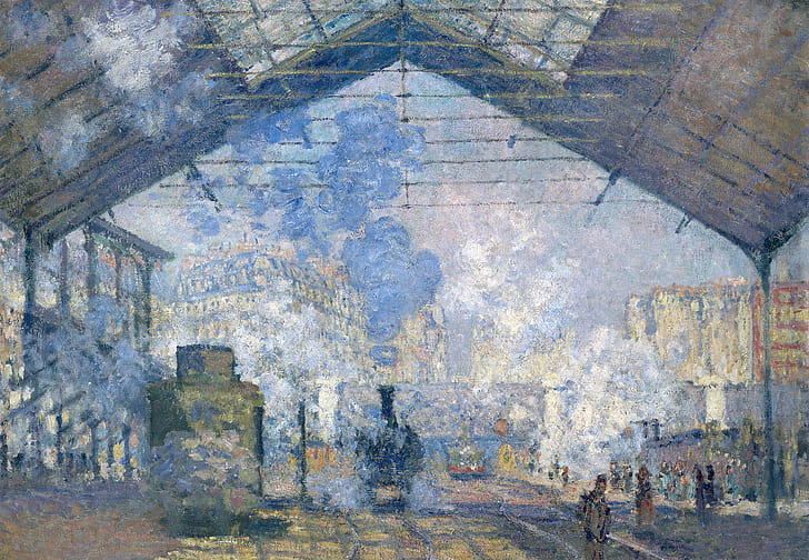 picture, Claude Monet, genre, The Station Saint-Lazare. Appearance