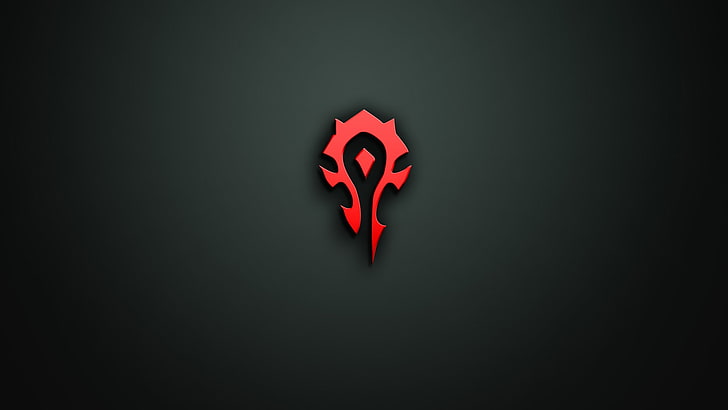HD wallpaper: red and black wallpaper, minimalism, World of Warcraft, video  games | Wallpaper Flare