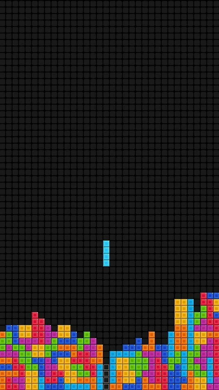 Minimalist Tetris Wallpaper
