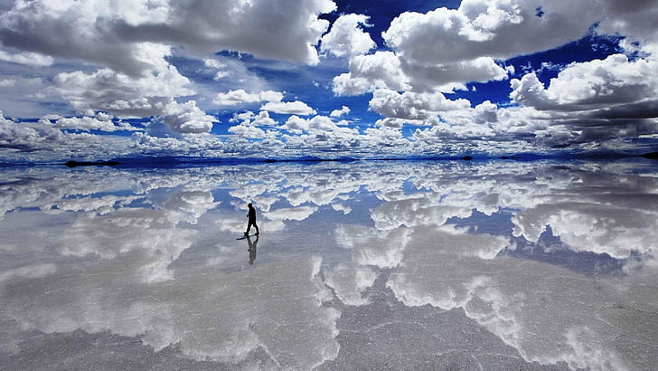 lago-sal-nubes-espejos-naturaleza-bolivia, HD wallpaper