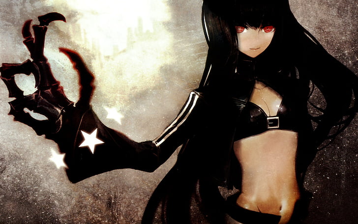 Anime, Black Rock Shooter, Black Gold Saw, arts culture and entertainment, HD wallpaper