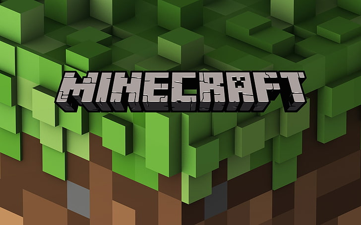 minecraft theme background images, green color, indoors, pattern, HD wallpaper