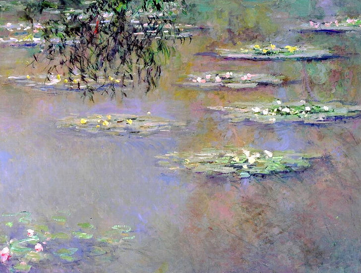 landscape, picture, Claude Monet, Water Lilies