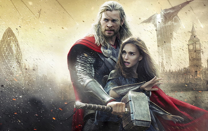 4k, Chris Hemsworth, Thor: Ragnarok, Natalie Portman