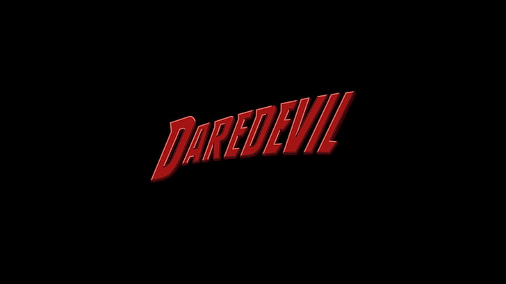 daredevil, western script, text, communication, black background, HD wallpaper