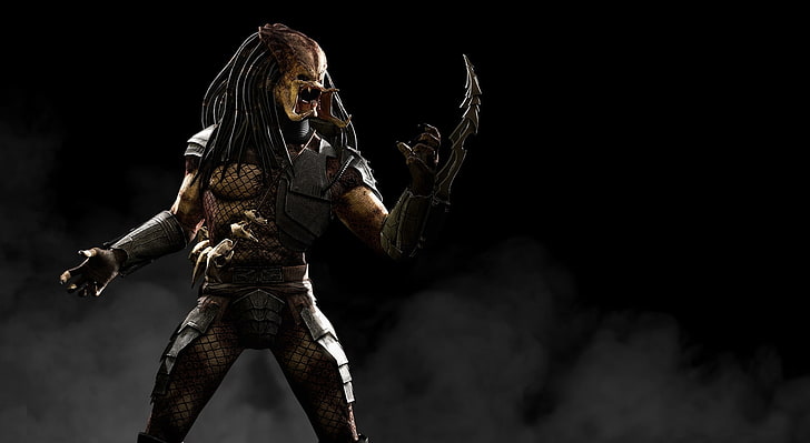 Mortal Kombat X Predator, Predator digital wallpaper, Games, Characters