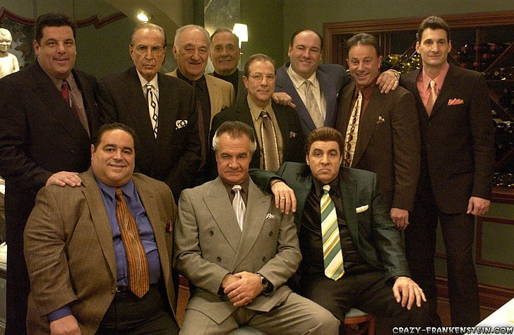 men's black and gray suit jackets, The Sopranos, Mafia, James Gandolfini, HD wallpaper