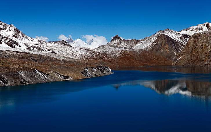 Tilicho Lake Nepal 5K, HD wallpaper